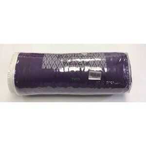 Exclusivo Mezcla Reversible Twin Quilt Bedding Set Soft 68"x88" Purple 💜